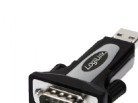 LogiLink USB 2.0 to Serial Adapter - Seriell adapter - USB 2.0 - RS-232