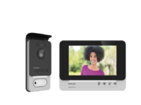 Philips Dørtelefon med video DES9500VDP/10, 17,8 cm (7), 800 x 480 piksler, Aluminium, Svart, IP44, Aluminium, Plastikk, Aluminium