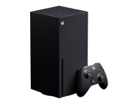 Microsoft® Xbox Series X | Spelkonsol - HDMI® 2.1 - | 4K @ 120 (2160p) / 8K @ 60 (4320p) | - 1TB SSD NVme - Wi-Fi / LAN - Svart | Inkluderar 1 x Xbox trådlös handkontroll (svart)