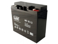 MPL megaBAT MB 18-12 UPS batteri Bly-syre-batteri VRLA AGM Vedligeholdelsesfri 12 V 18 Ah Sort