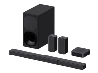 Sony HT-S40R - Lydplankesystem - for hjemmeteater - 5,1 kanaler - trådløs - Bluetooth - 600 watt (Total)