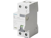 SIEMENS Fejlstrømsafbryder type A 40A 1 polet + nul 30mA udløsestrøm 230V 2 modul bredde