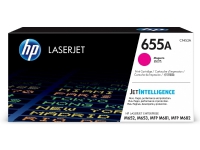 HP 655A magenta original LaserJet-tonerkassett, 10500 sider, Fiolblå, 1 stykker