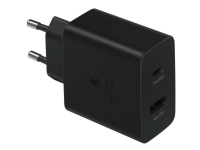 Samsung EP-TA220 - Strømadapter - 35 watt - SFC (USB, USB-C) - svart - for Galaxy A20, A50, A70, A8s, M30, M40, Note10, S20, S20 5G, S20+ 5G, Z Flip, Z Flip 5G