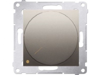 Kontakt-Simon Rotary dimmer, bipolar LED 5-215W 230V gold matt (DS9L2.01/44)