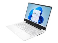 Victus by HP Laptop 16-d0025no - Intel Core i5 11400H / 2.7 GHz - Win 11 Home - GF RTX 3050 Ti - 8 GB RAM - 512 GB SSD NVMe, TLC - 16.1 IPS 1920 x 1080 (Full HD) - Wi-Fi 6 - keramisk hvit, lakk, svart krom (logo) - kbd: Pan Nordic