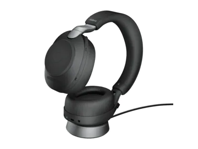 Jabra Evolve2 85, Link380c UC Stereo Stand Black