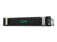 HPE Modular Smart Array 1050 Dual Controller SFF Storage - Harddiskarray - 24 brønner (SAS-2) - iSCSI (1 GbE) (ekstern) - kan monteres i rack - 2U