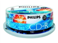 Philips - 25 x CD-R - 700 MB (80 min) 52x - spindel