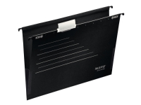 Leitz ALPHA Active - Hengefil - med fliker - svart
