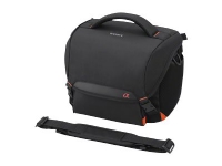 Sony LCS-SC8 - Eske for digitalfotokamera med linser - polyester - svart - for Cinema Line ILME-FX3 a6100 a6400 a6600 a7 III a7C a7R III a7R IV a7s III a9 II