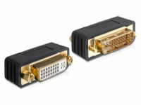 Delock - DVI-adapter - DVI-I (hann) til DVI-I (hunn)