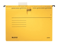 Leitz ALPHA - Hengefil - for A4 - med fliker - gul
