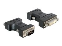 Delock - VGA-adapter - DVI-I (hunn) til HD-15 (VGA) (hann) - tommelskruer