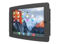 Compulocks Space iPad 12.9 Security Lock Enclosure and Tablet Holder - Innhegning - for nettbrett (Tyverisikker) - låsbar - aluminium - svart - veggmonterbar - for Apple 12.9-inch iPad Pro (1. generasjon, 2. generasjon)