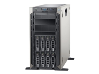 Dell EMC PowerEdge T340 - Server - tower - 1-veis - 1 x Xeon E-2224 / 3.4 GHz - RAM 16 GB - SAS - hot-swap 3.5 brønn(er) - SSD 480 GB - DVD-Writer - G200eR2 - GigE - uten OS - monitor: ingen - svart - med 3 Years Basic Onsite