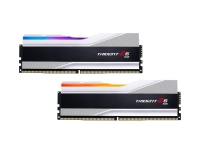 G.Skill Trident Z5 RGB - DDR5 - sett - 32 GB: 2 x 16 GB - DIMM 288-pin - 6400 MHz / PC5-51200 - CL32 - 1.4 V - ikke-bufret - ikke-ECC - metallic sølv