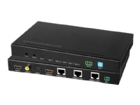 MicroConnect 1 x 4 HDMI 2.0 HDbaseT Splitter - Video/lyd/infrarød/seriell-utvider - HDBaseT - opp til 100 m