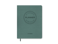 Forlaget Aronsen My Favorite Planner - Planlegger - 2 dager til side - eskebundet - 170 x 220 mm - 288 sider - hvitt papir - grønt omslag | Språk: Dansk