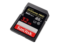 SanDisk Extreme Pro - Flashminnekort - 32 GB - UHS-II U3 / Class10 - 1733x/2000x - SDHC UHS-II