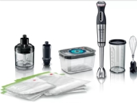 Bosch Tycový mixérMaxoMixx 1000 W Nerez, Stav Mikser, 1000 W, Sort, Grå, Rustfritt stål, Gjennomsiktig