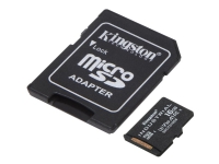 Kingston Industrial - Flashminnekort (microSDHC til SD-adapter inkludert) - 16 GB - A1 / Video Class V30 / UHS-I U3 / Class10 - microSDHC UHS-I