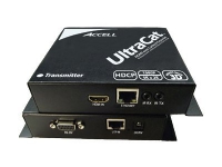Accell UltraCat HD HDMI-Cat5e High Speed Extender Transmitter and Receiver Units - Video/lyd/infrarød/seriell-utvider - RS-232C, HDMI - opp til 100 m