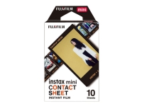 Fujifilm Instax Mini Contact Sheet - Hurtigvirkende fargefilm - instax mini - ISO 800 - 10 eksponeringer