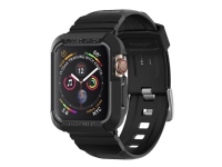 Spigen Rugged Armor Pro - Beskyttende deksel for smartarmåndsur - robust - termoplast-polyuretan (TPU) - for Apple Watch (44 mm)