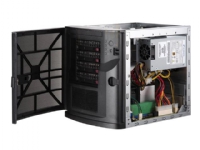 Supermicro SuperServer 5029C-T - Server - MT - 1-veis - ingen CPU - RAM 0 GB - SATA - hot-swap 3.5 brønn(er) - uten HDD - AST2500 - GigE - uten OS - monitor: ingen - svart