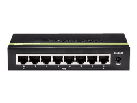 TRENDnet TPE TG82G - Switch - 8 x 10/100/1000 (PoE+) - stasjonær - PoE+ (61 W)