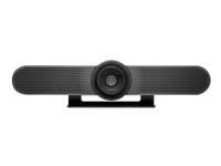 Logitech MeetUp - Konferansekamera - panorering / tipping - farge - 3840 x 2160 - lyd - trådløs - Bluetooth LE / NFC - USB 3.0 - MJPEG