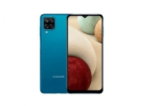 Samsung Galaxy A12 - 4G smarttelefon - dobbelt-SIM - RAM 4 GB / 128 GB - microSD slot - LCD-display - 6.5 - 1600 x 720 piksler - 4x bakkameraer 48 MP, 5 MP, 2 MP, 2 MP - front camera 8 MP - blå