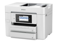 Epson WorkForce Pro WF-4745DTWF - Multifunksjonsskriver - farge - ink-jet - A4 (210 x 297 mm) (original) - A4/Legal (medie) - opp til 24 spm (trykking) - 500 ark - 33.6 kbps - USB 2.0, LAN, Wi-Fi(n), USB-vert, NFC