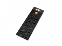 EK Water Blocks EK-Quantum Torque Color Ring 10-Pack STC 12/16, Momentfestering, Svart, 1/4, 10 stykker, Slovenia