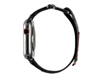 UAG Apple Watch Band 45mm/44mm/42mm, Series 7/6/5/4/3/2/1/SE - Active Black - Klokkestropp for smart armbåndsur - 152 - 210 mm - svart - for Apple Watch (42 mm, 44 mm)