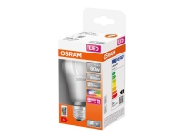 OSRAM STAR - LED-lyspære - form: A60 - mattslipt finish - E27 - 9.7 W (ekvivalent 60 W) - klasse G - varmt hvitt lys - 2700 K