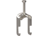 WIBE GROUP Kabelklemme ARX1-36 Zink+ til enkelt kabel - korrosionklasse C4, Højde 69 mm, Bredde 41 mm, Dybde 30 mm, Kabel ø36 mm.