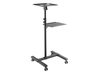LogiLink BP0069, PC-stativ, Grå, Plast, Stål, 10 kg, 950 - 1450 mm, 502 mm