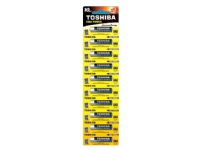 Toshiba LR03GCP BP1x10, Engangsbatteri, AAA, Alkalinsk, 1,5 V, 10 stykker, Flerfarget