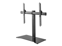 DELTACO ARM-1401 - Stativ - for LCD-TV - stål, herdet glass - svart - skjermstørrelse: 32-55