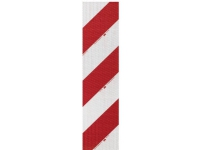 3M High Intensity Grade 3410 3410L141 Køretøj-advarselsmarkering Hvid (reflekterende), Rød (reflekterende) 45.7 m (L x B) 45.7 m x 141 mm