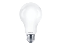 Philips - LED-filamentlyspære - form: A67 - mattslipt finish - E27 - 17.5 W (ekvivalent 150 W) - klasse A++ - varmt hvitt lys - 2700 K
