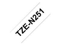 Brother TZe-N251 - Svart på hvitt - Rull (2,4 cm x 8 m) 1 cassette(s) ulaminert teip - for Brother PT-D600 P-Touch PT-E800 P-Touch Cube Plus PT-P710 P-Touch Cube Pro PT-P910