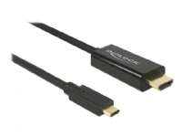 Delock - Ekstern videoadapter - Parade PS171 - USB-C - HDMI - svart - løsvekt