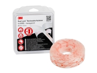 3M Dual Lock Burrebånd til fastlimning (L x B) 2.5 m x 25 mm Transparent 1 stk