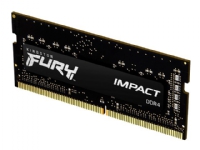 Kingston FURY Impact - DDR4 - modul - 8 GB - SO DIMM 260-pin - 2666 MHz / PC4-21300 - CL15 - 1.2 V - ikke-bufret - ikke-ECC - svart