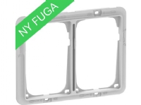 LAURITZ KNUDSEN Teknisk monteringsramme for dobbelt FUGA SOFT, CHOICE & PURE designrammer 2x1,5 modul.