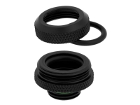 CORSAIR Hydro X Series XF Hardline 14mm OD Fitting - Armatur for væskekjølesystem - svart (en pakke 4)