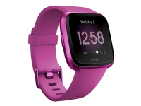 Fitbit Versa - Lite Edition - morbær - smartklokke med bånd - silikon - morbær - båndbredde: S/L - Bluetooth - 40 g